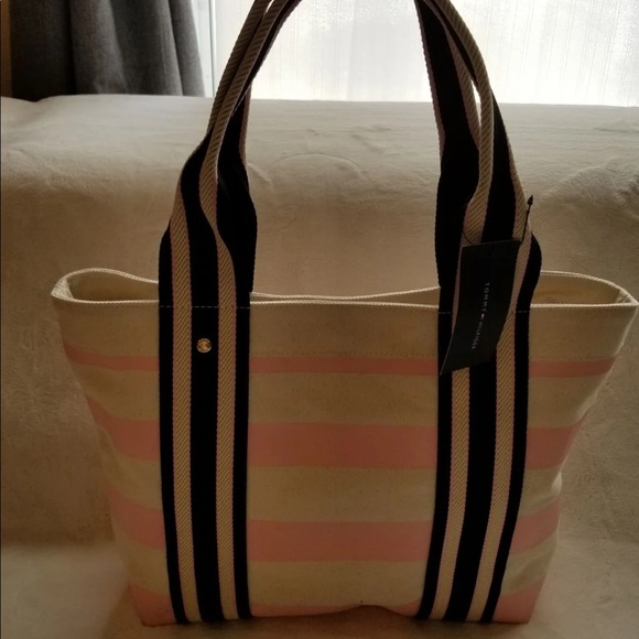 Shopper Painted Stripe Tote - Picture 2 of 8